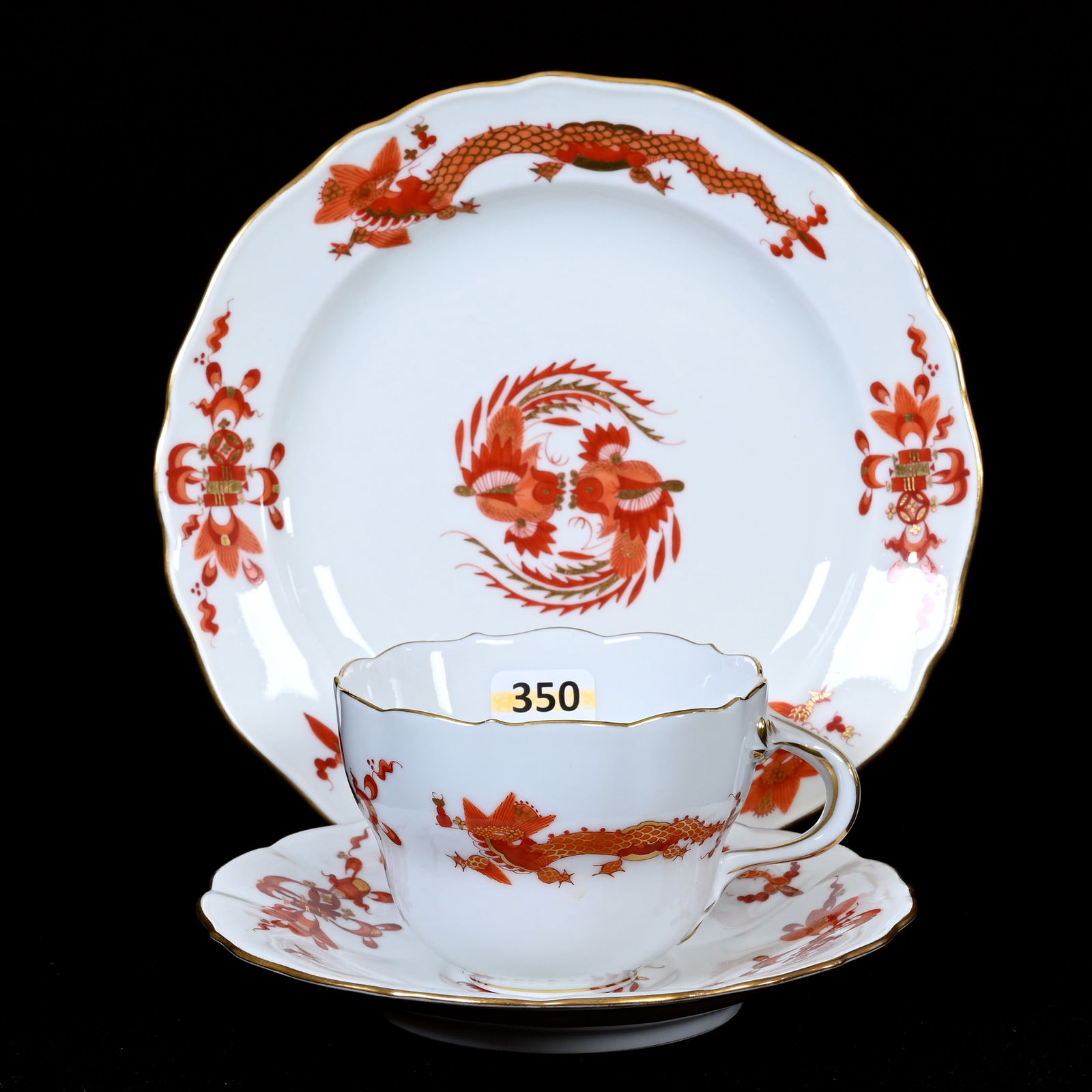 (11) Assorted Items, Meissen Blue Crossed Swords Mark (1 of 3)