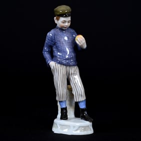 Figurine, Meissen Blue Crossed Swords Mark