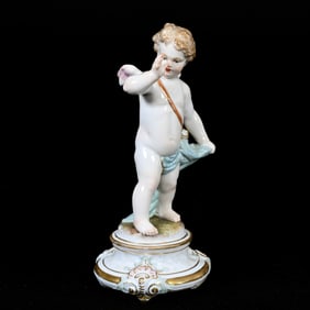 Figurine, Meissen Blue Crossed Swords Mark
