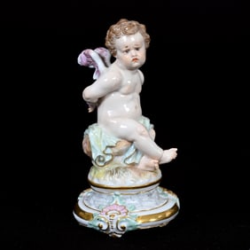 Figurine, Meissen Blue Crossed Swords Mark