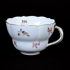 Plantation Coffee Cup, Meissen Blue Crossed Swords