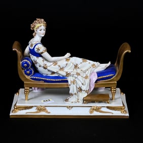 Figurine, German Porcelain Marked Kister