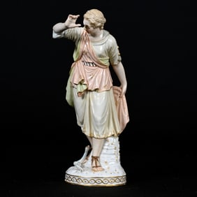 Figurine Marked KPM Porcelain