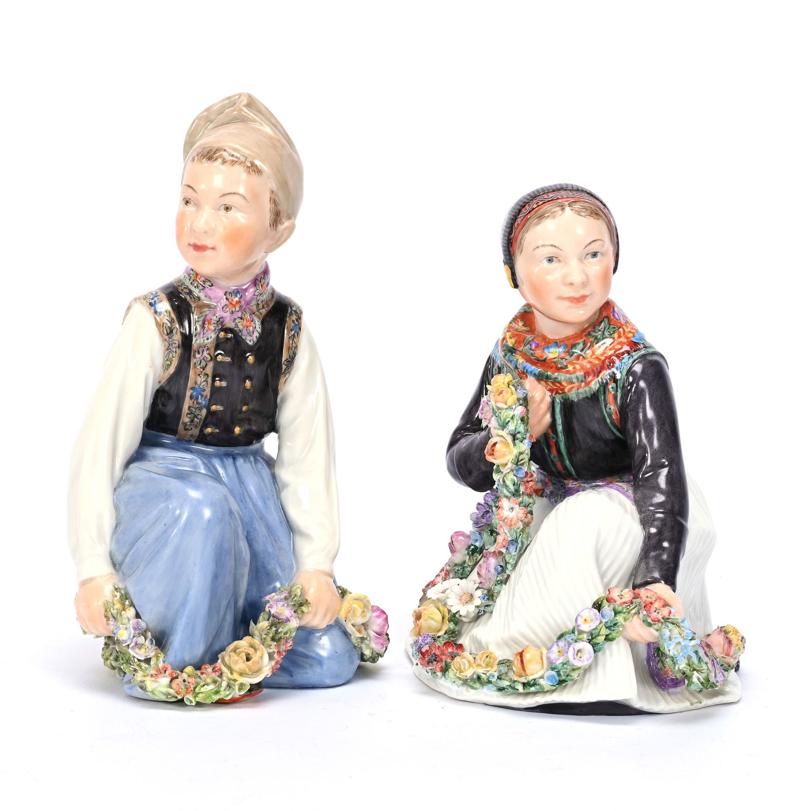 Pair Figurines Marked Royal Copenhagen (1 of 3)