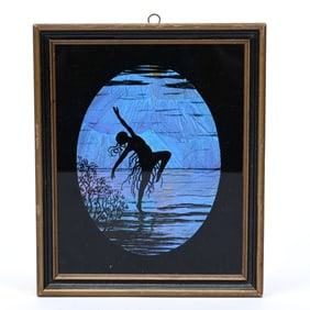 Framed Silhouette Of Dancer