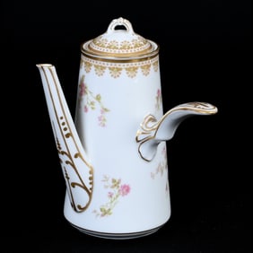 Demitasse Pot, Side Handle, H&C Limoges