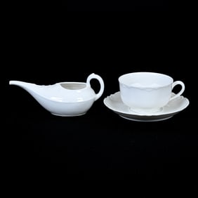 (2) Haviland Limoges Items, All White