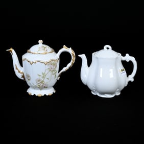 (2) Tea Pots, H&C Limoges