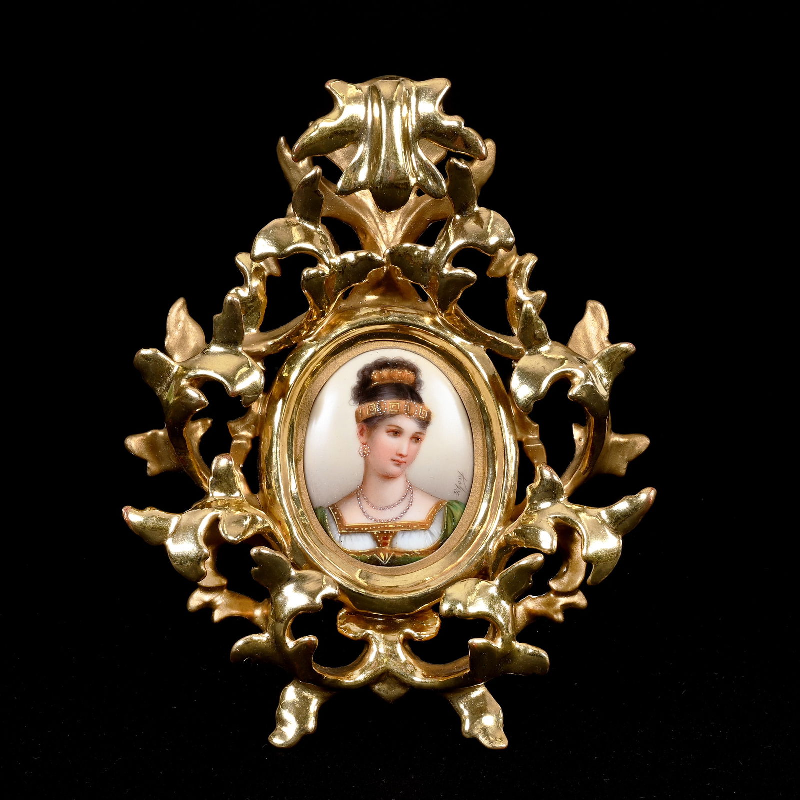 Oval Porcelain Plaque (1 of 3)