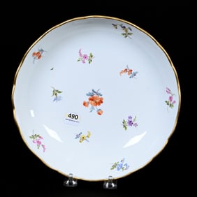Bowl, Meissen Blue Crossed Swords Mark