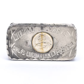 Snuff Box, Souvenir Silverplate