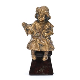 Bronze Figure Marked P. Kowalczewski (1865-1910)