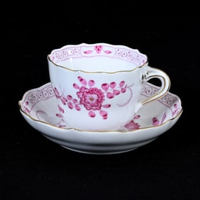 Cup/Saucer, Meissen Blue Crossed Swords Mark