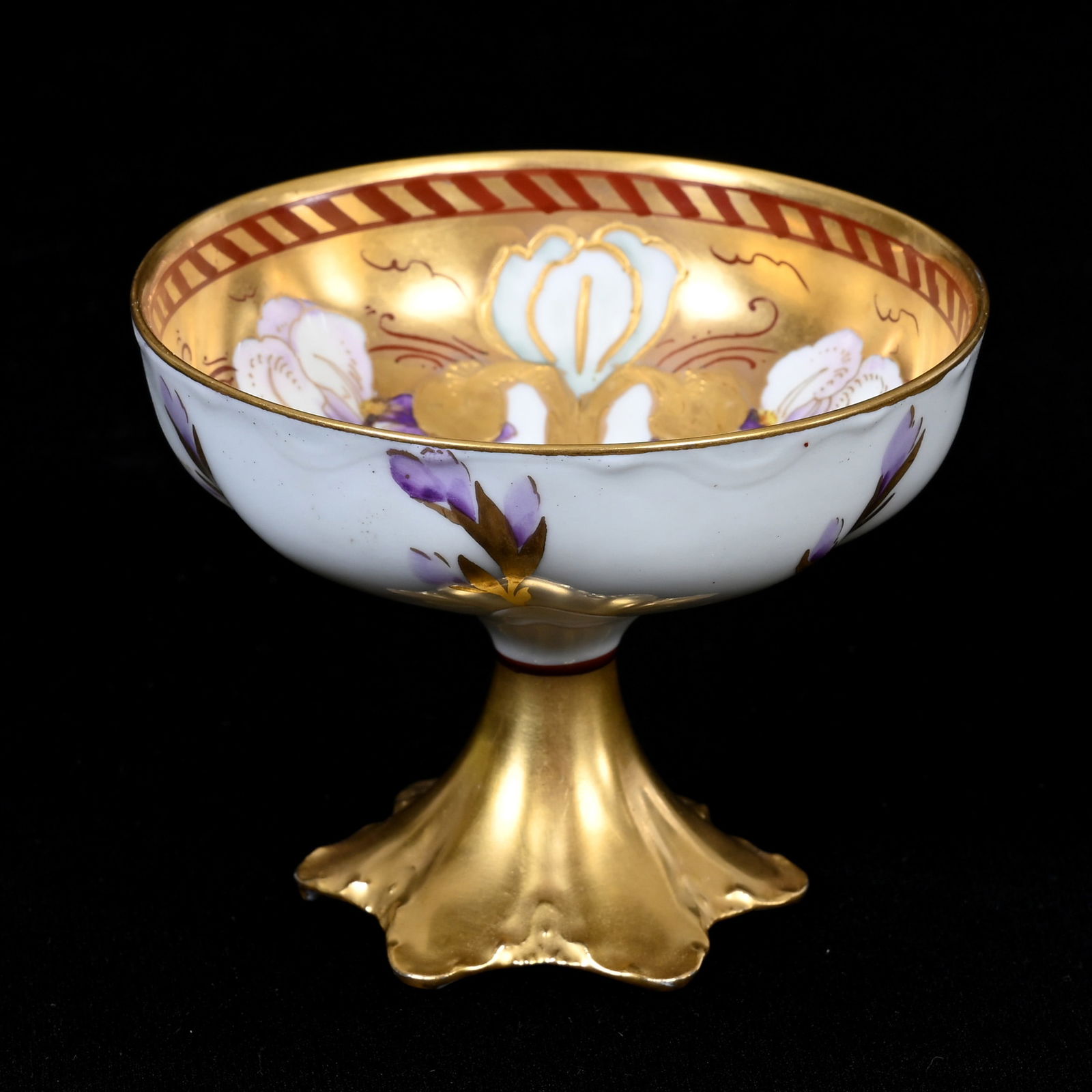 Pedestal Punch Cup Marked Pickard (1 of 4)