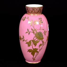 Vase Marked Crown Derby Porcelain