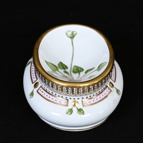 Salt Cellar, Royal Copenhagen "Flora Danica"