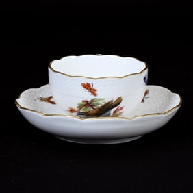 Cup/Saucer, Meissen Blue Crossed Swords Mark