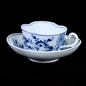 Cup/Saucer, Meissen Blue Crossed Swords Mark