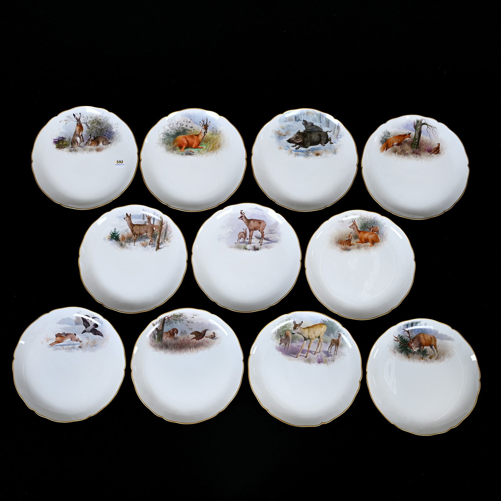 (11) Plates Marked KPM Porcelain (1 of 2)