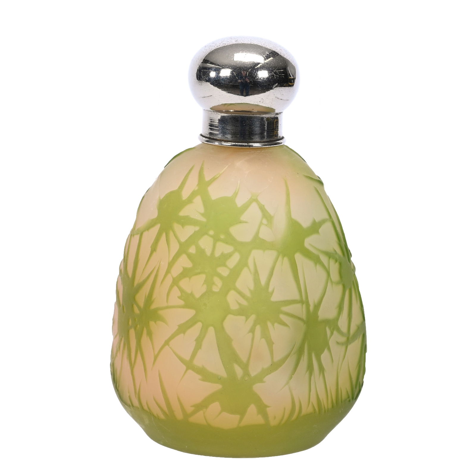 Perfume Bottle Signed *Galle French Cameo Art Glass (1 of 4)