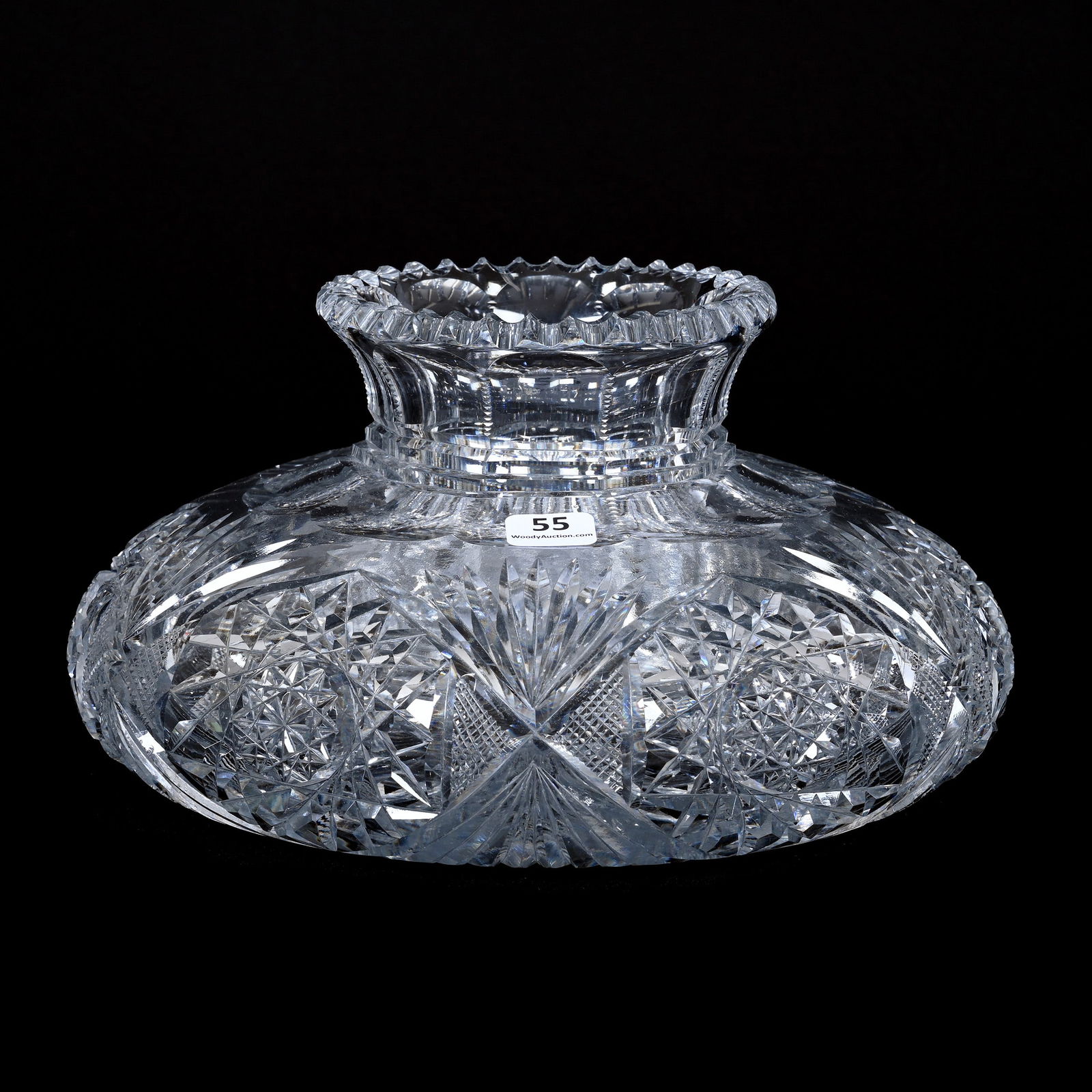 Flower Center, American Brilliant Cut Glass (1 of 3)