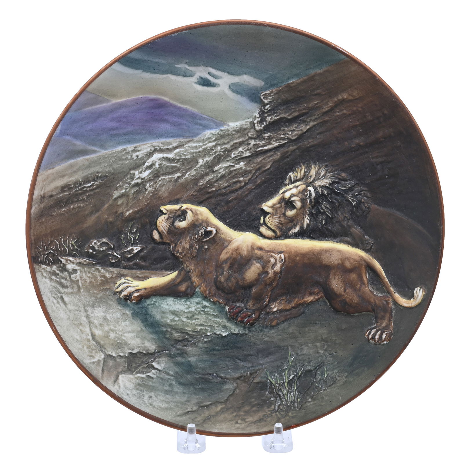 Plaque Marked Nippon, Blown Mold (1 of 2)