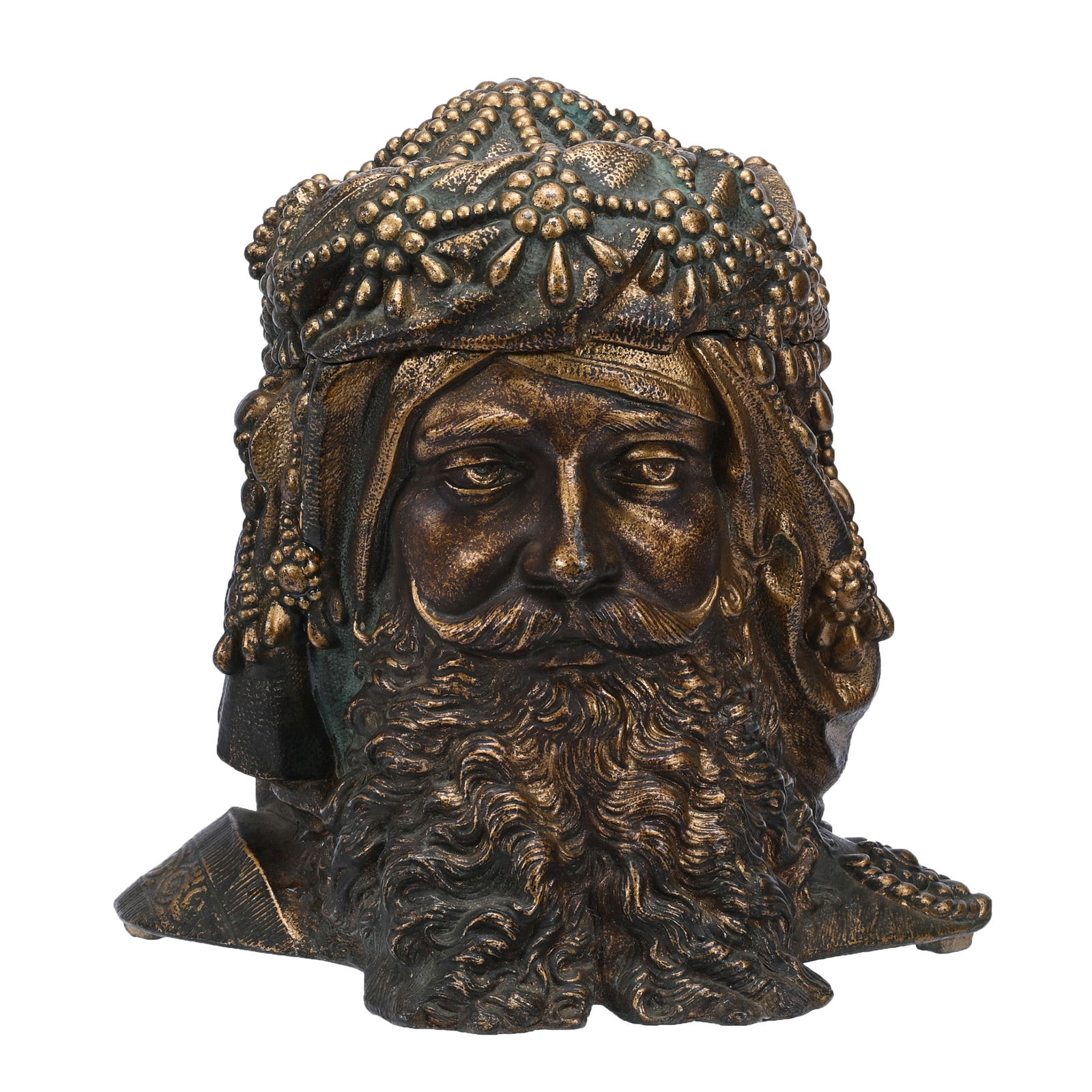 Figural Humidor Marked Bradley & Hubbard (1 of 4)