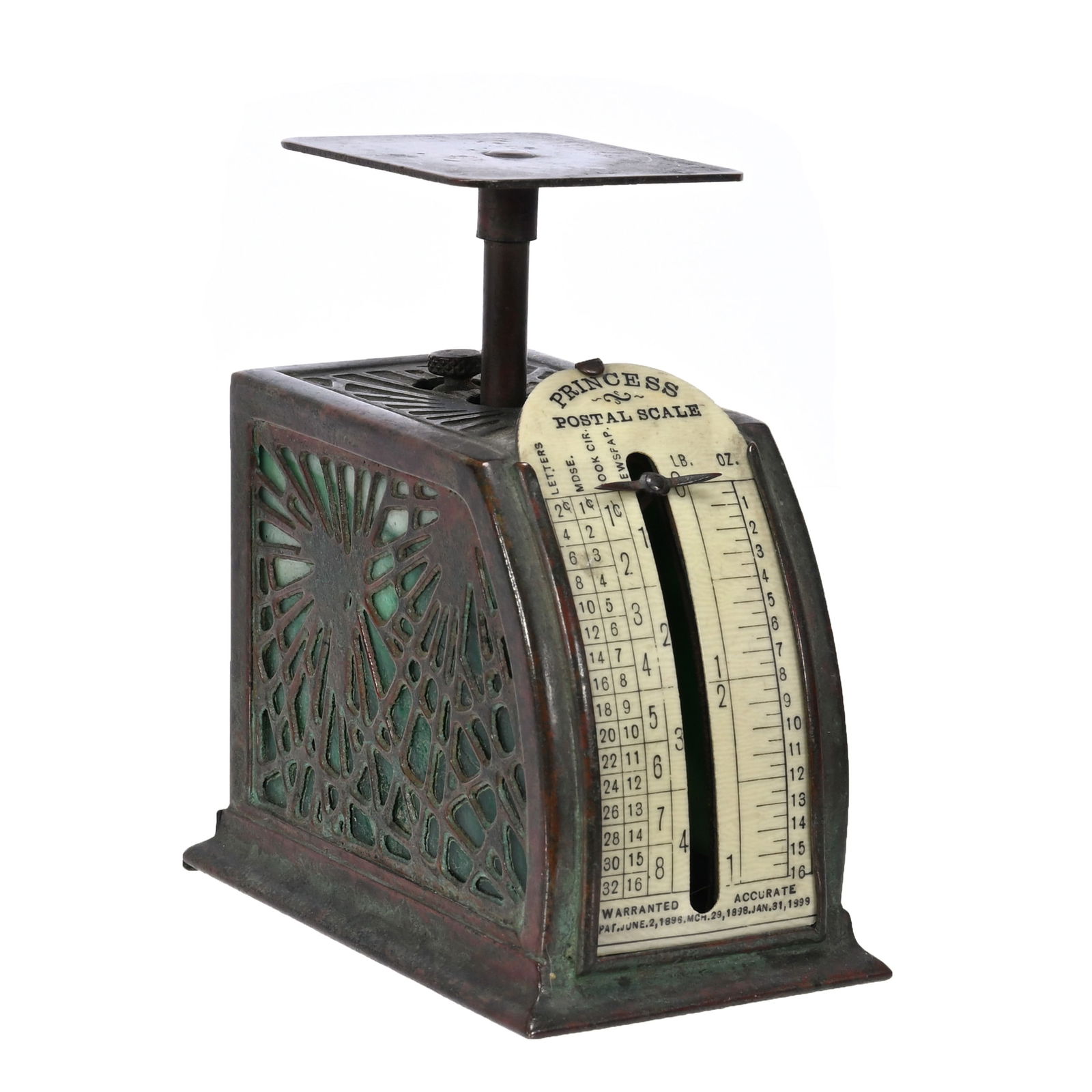 Postal Scale Marked Tiffany Studios #18 (1 of 3)