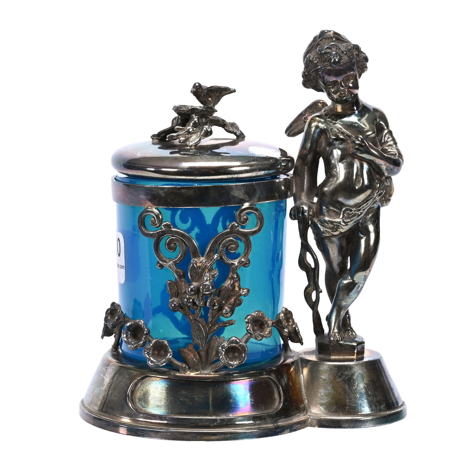 Victorian Figural Covered Jar (1 of 4)