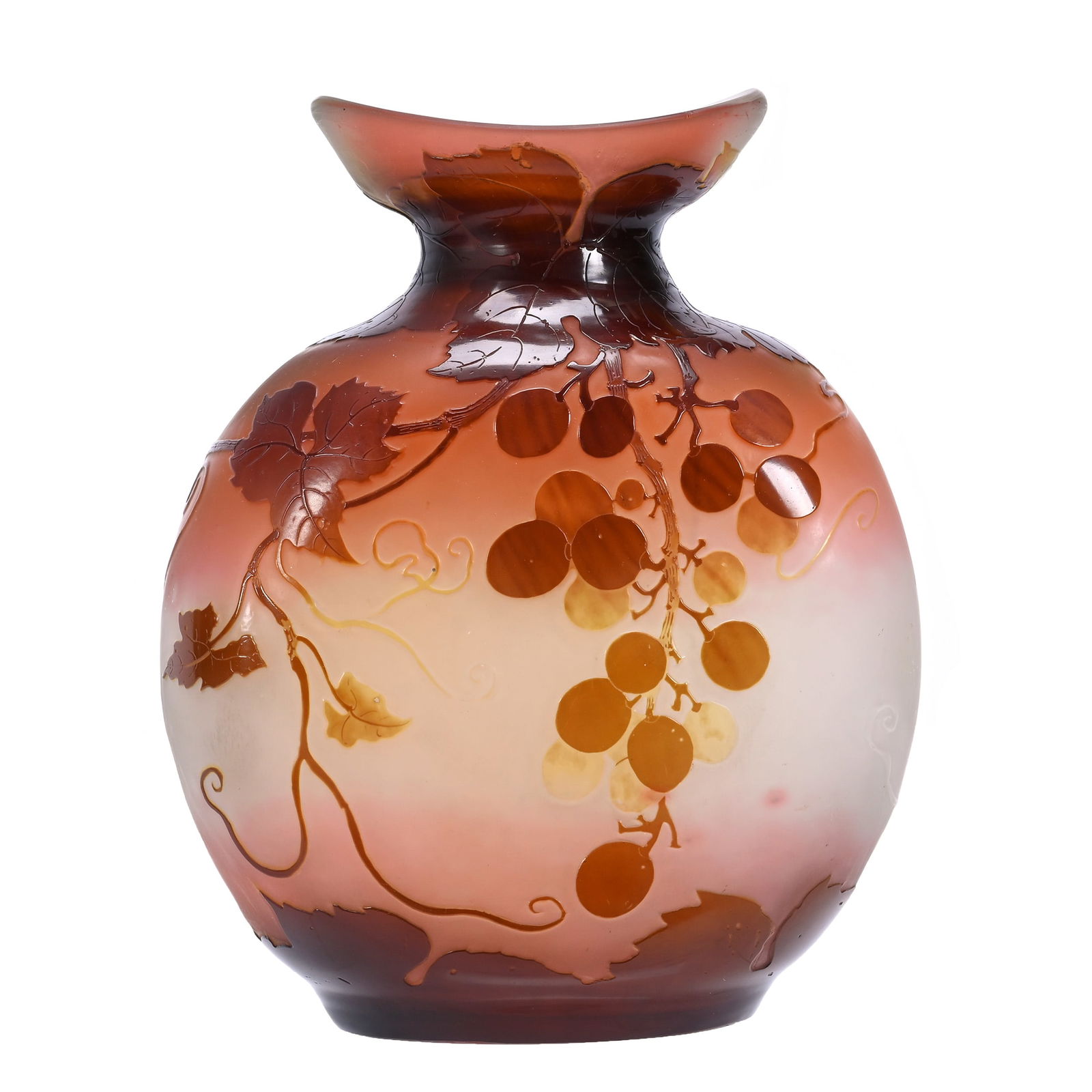 Vase Signed Galle French Cameo Art Glass (1 of 4)