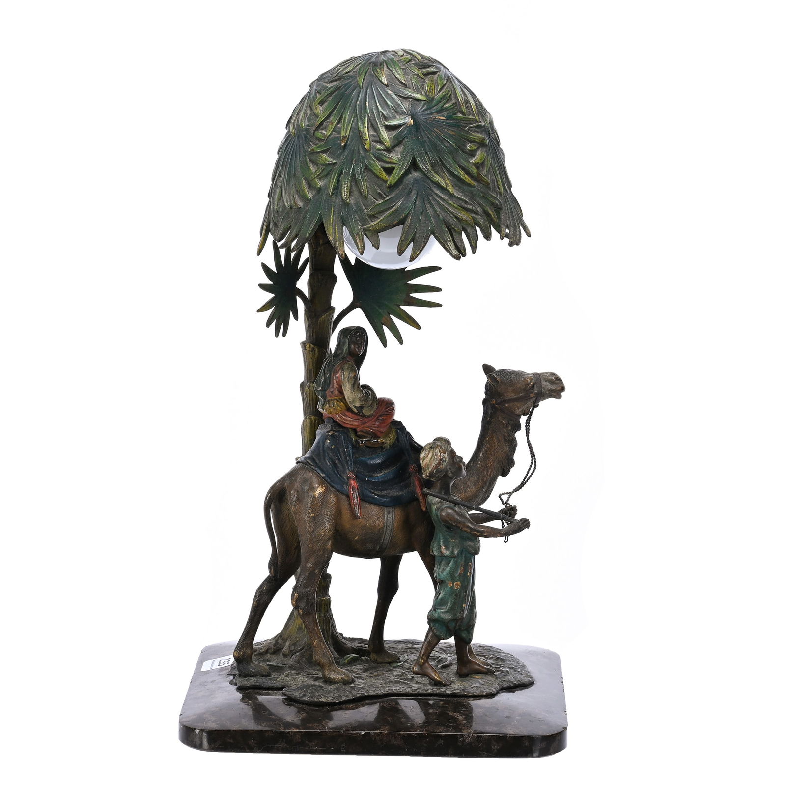Desk Lamp, Cold Painted Austria Bronze (1 of 5)
