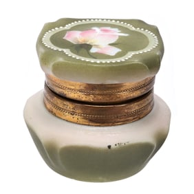 Ring Box Marked Nakara Art Glass