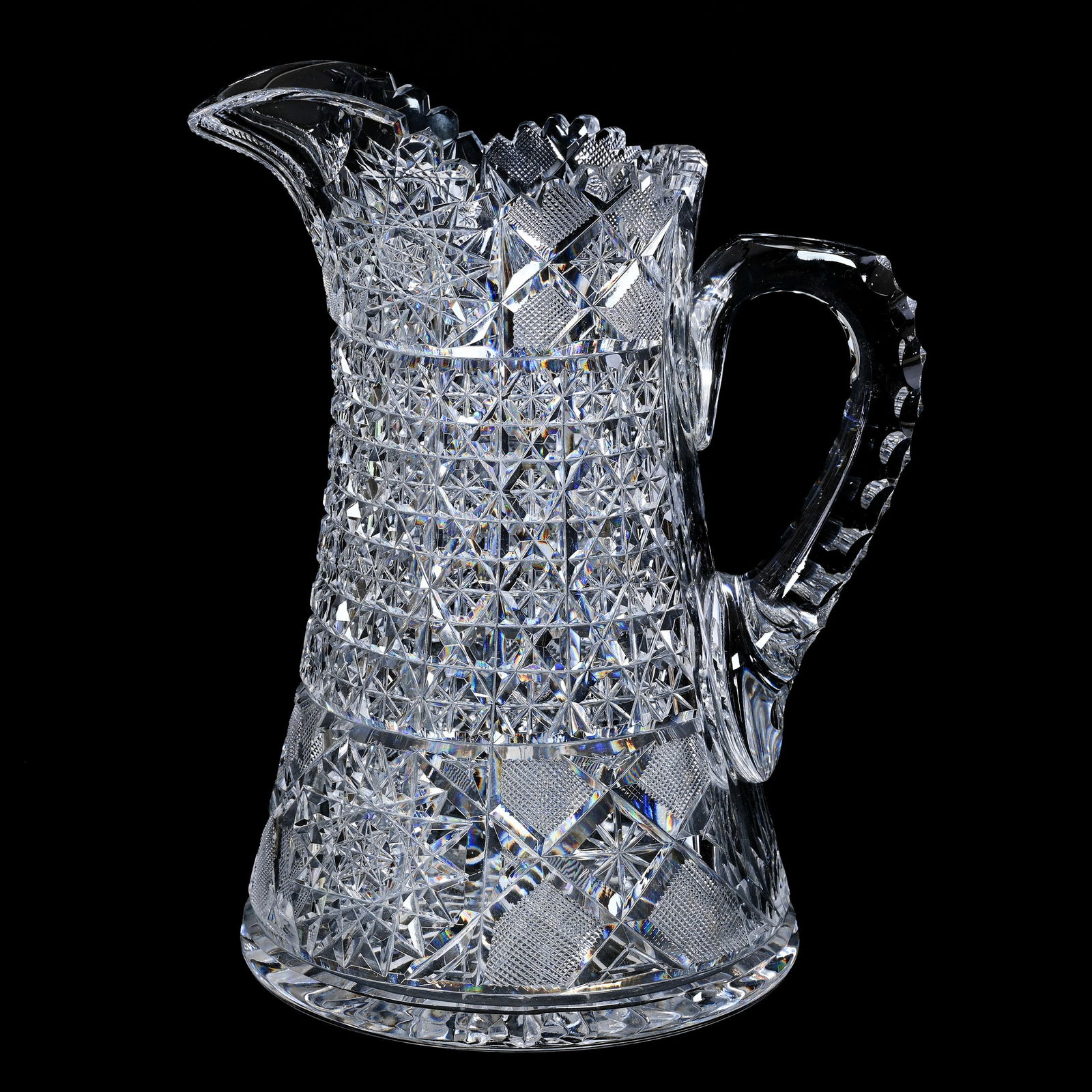 Pitcher, ABCG, Arcadia Pattern By Sterling Cut Glass (1 of 3)