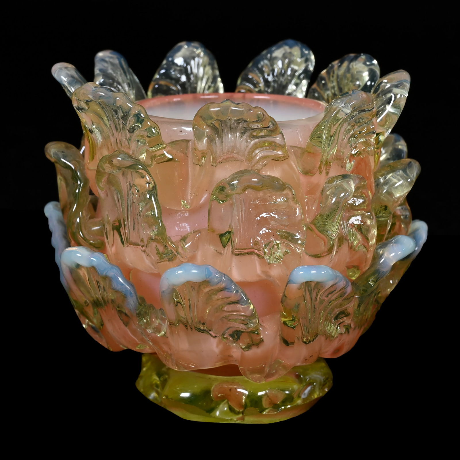 Toothpick Holder, Unmarked Stevens & Williams (1 of 4)