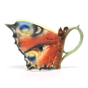 Closed Wing Butterfly Milk Pitcher, Royal Bayreuth