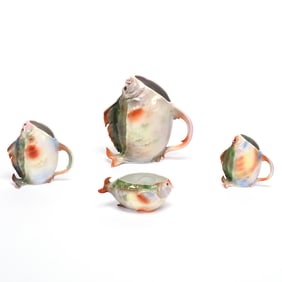 Figural Perch Set, Royal Bayreuth Blue Mark