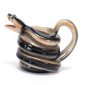 Snake Milk Pitcher, Royal Bayreuth Blue Mark
