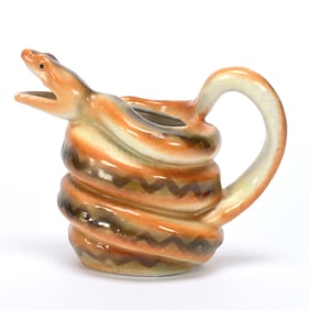Snake Creamer, Royal Bayreuth Blue Mark