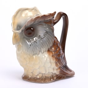 Owl Milk Pitcher, Royal Bayreuth, Unmarked