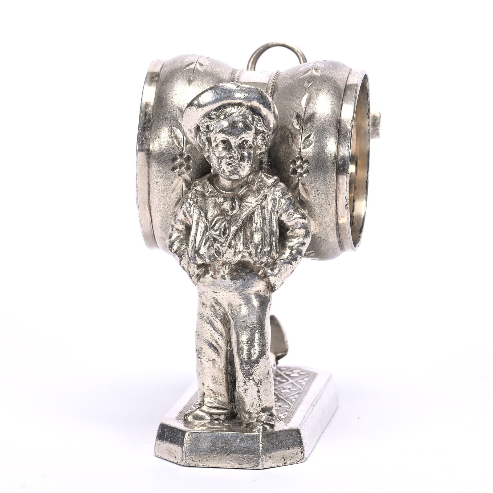 Figural Napkin Ring, Boy Sailor & Anchor (1 of 4)