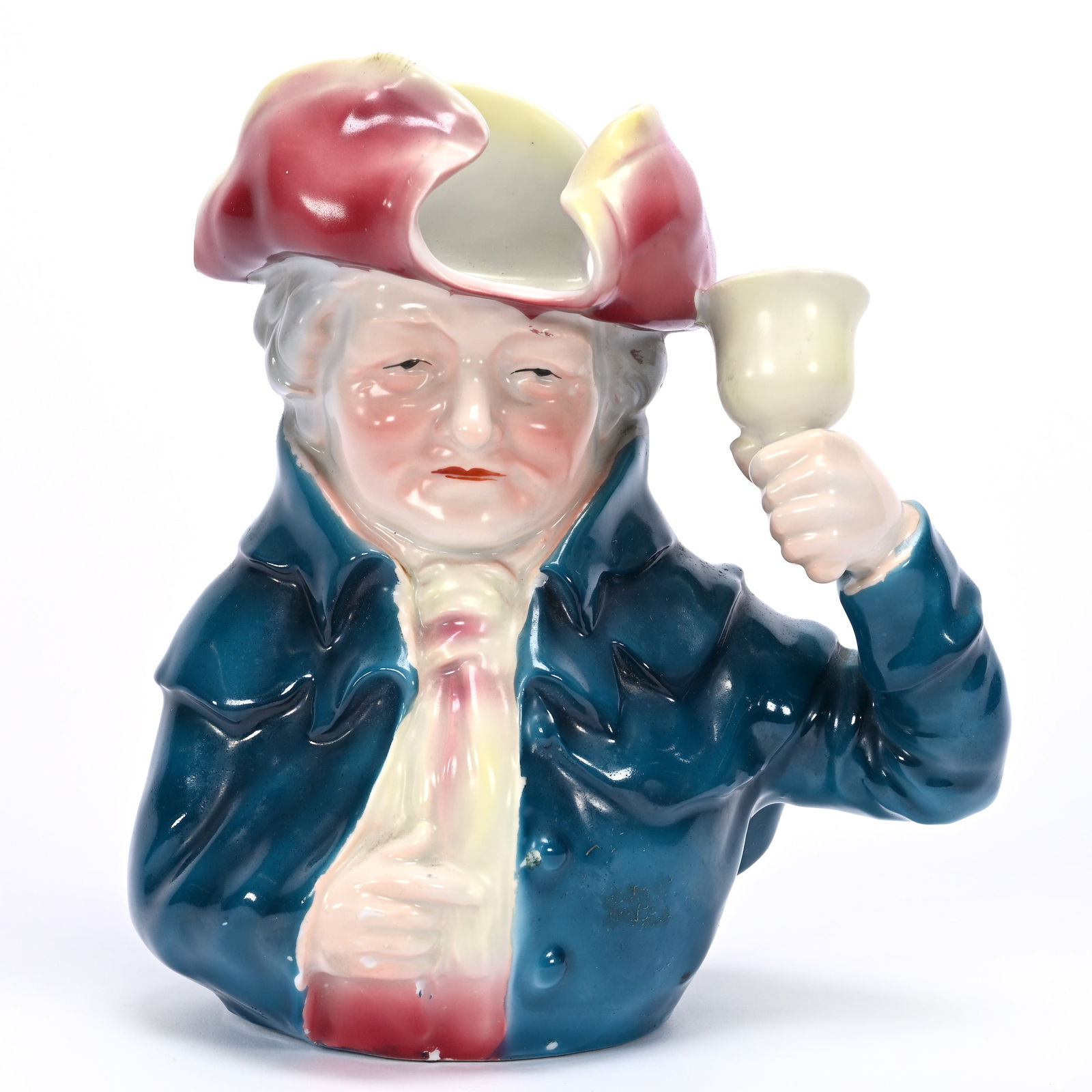 Bell Ringer Water Pitcher, Royal Bayreuth Blue Mark (1 of 3)