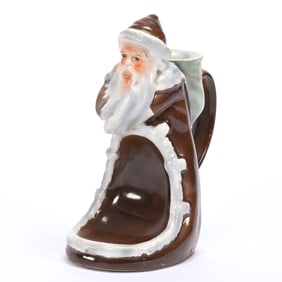 Santa Claus Tall Chamberstick, Royal Bayreuth