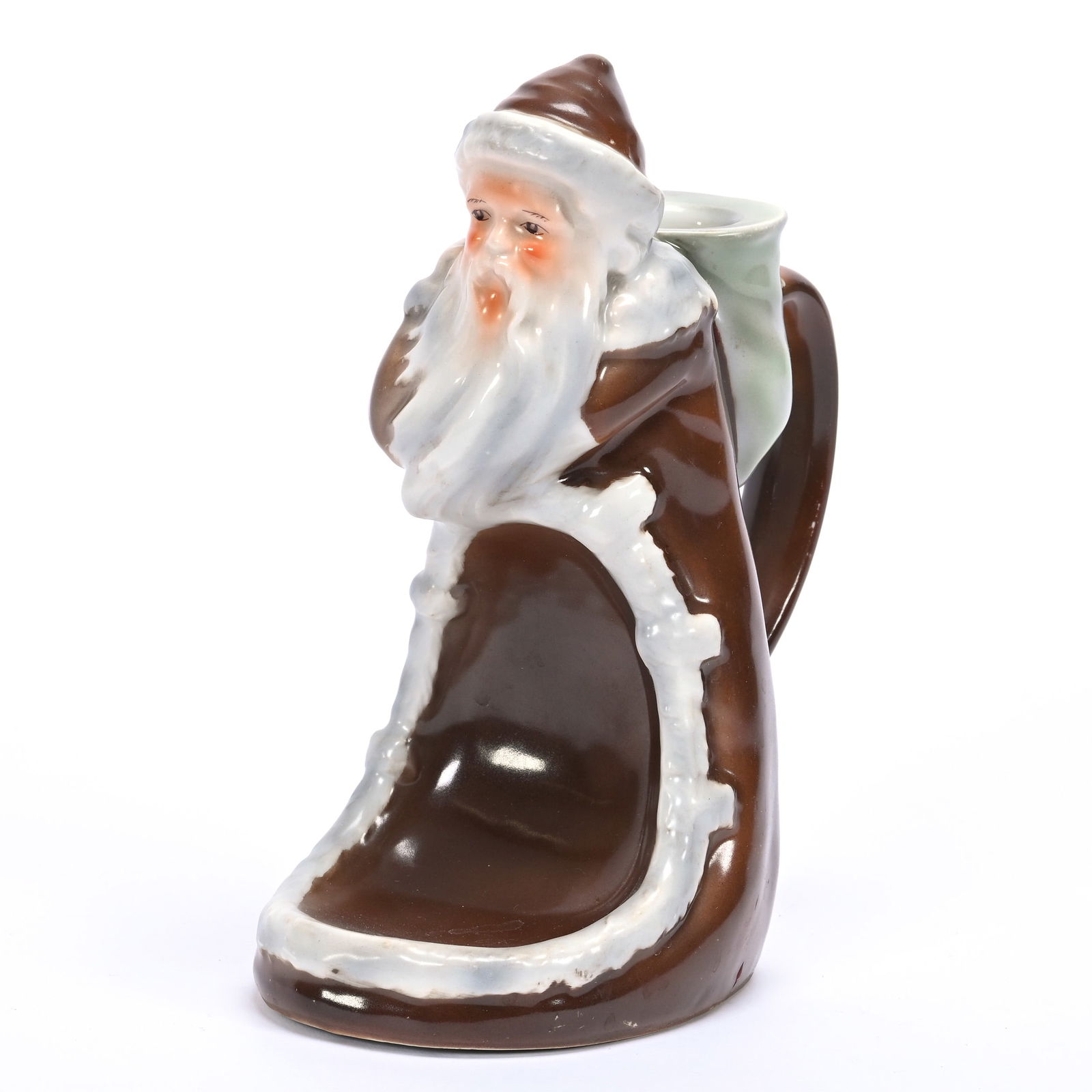 Santa Claus Tall Chamberstick, Royal Bayreuth (1 of 3)