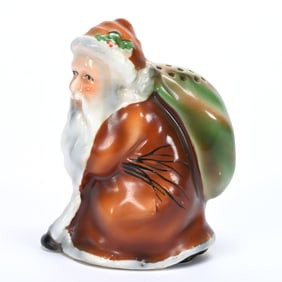 Santa Claus Hatpin Holder, Royal Bayreuth Blue Mark