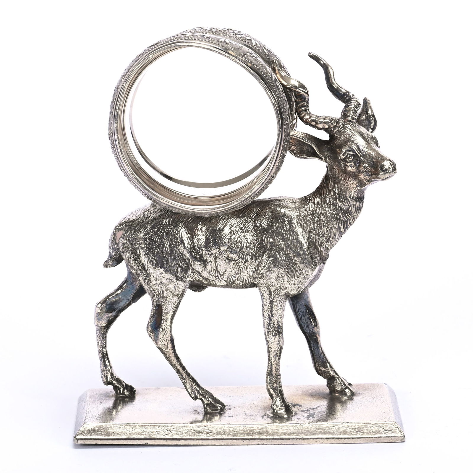 Figural Napkin Ring, Deer (African Kudu) (1 of 3)