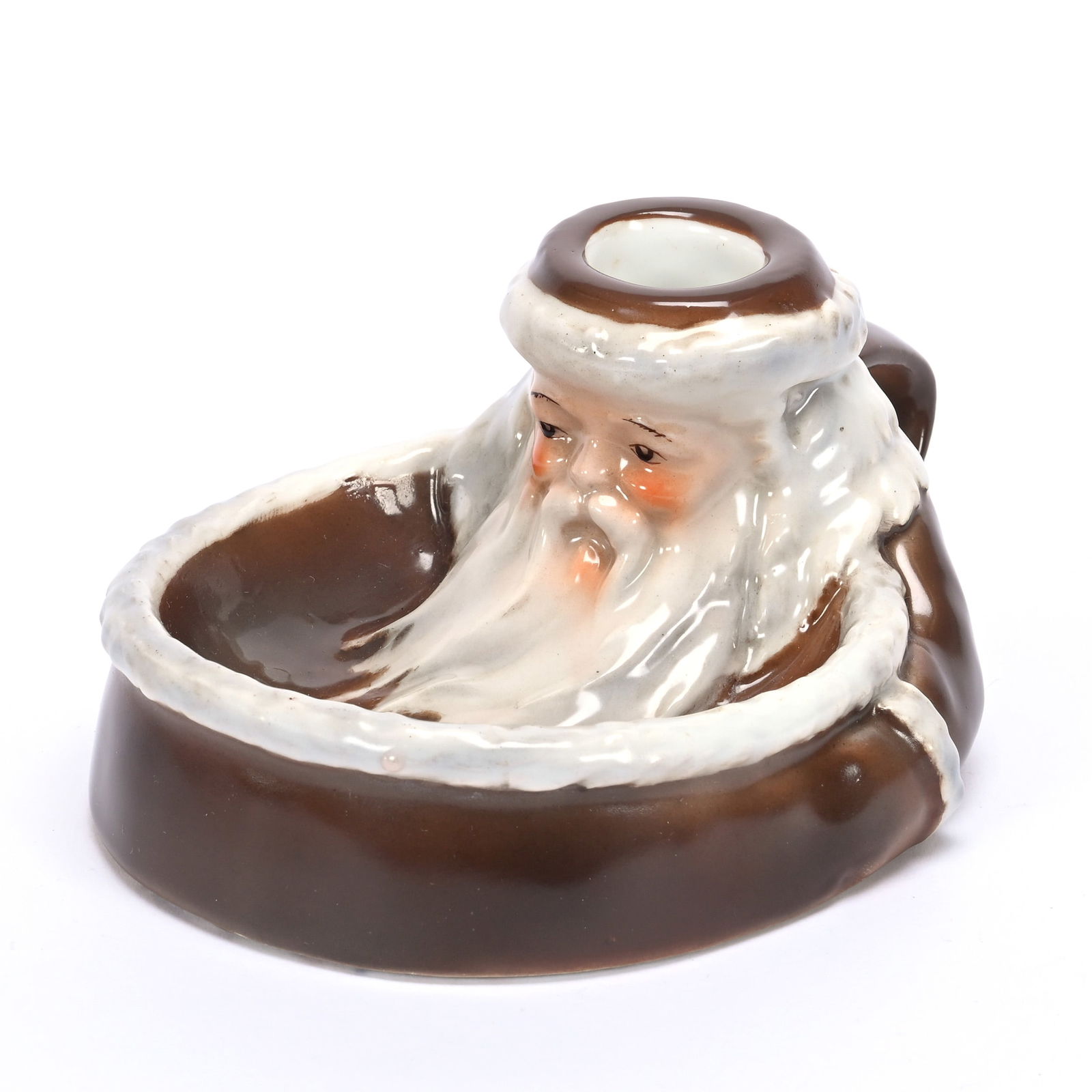 Santa Claus Short Chamber Stick, Royal Bayreuth (1 of 3)