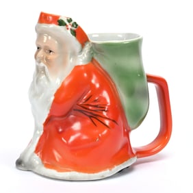 Santa Claus Creamer, Royal Bayreuth Blue Mark