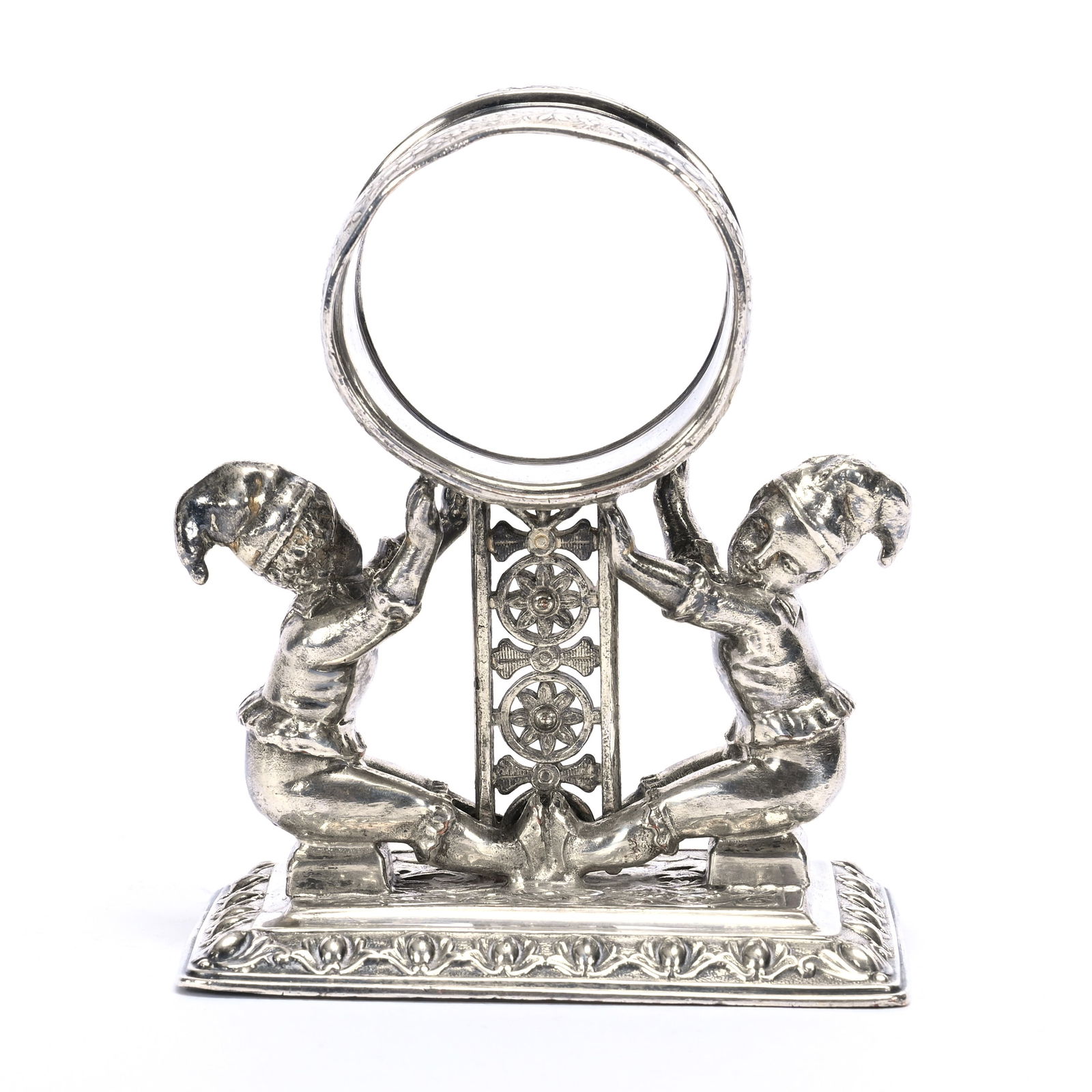 Figural Napkin Ring, Two Elves (1 of 3)