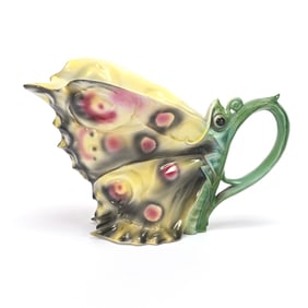 Closed Wing Butterfly Water Pitcher, Royal Bayreuth