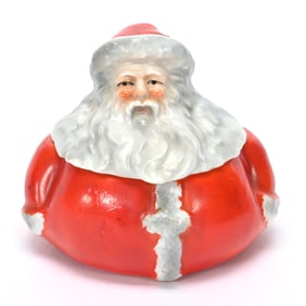 Santa Claus Covered Sugar, Royal Bayreuth Blue Mark